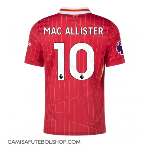 Camisa de time de futebol Liverpool Alexis Mac Allister #10 Replicas 1º Equipamento 2024-25 Manga Curta